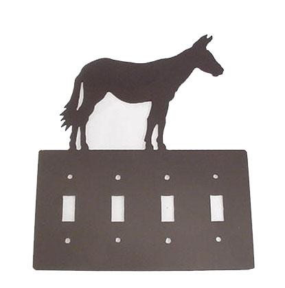 Metal Switchplate - Mule Quad
