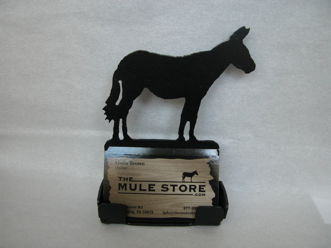 Metal Business Card Holder -Full Mule