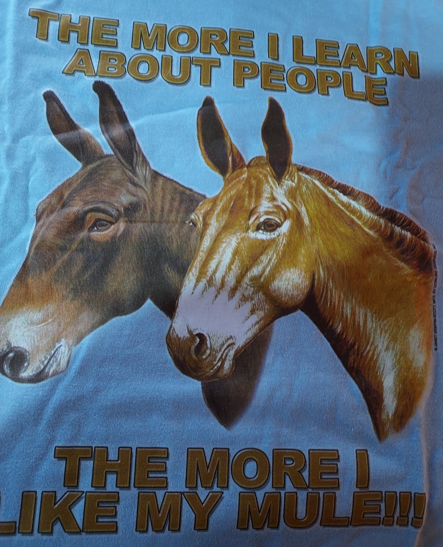 T-Shirt - The More I know About People
