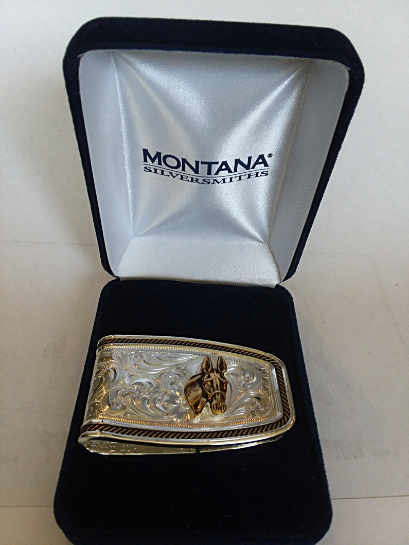 Jewelry - Montana Silversmiths - Money Clip with Mule Head