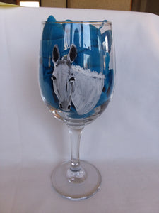 Wine Glasses - Hand Painted