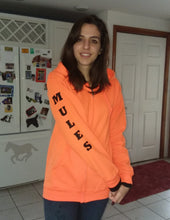 Load image into Gallery viewer, Hoodie - Orange Zip up - Mule