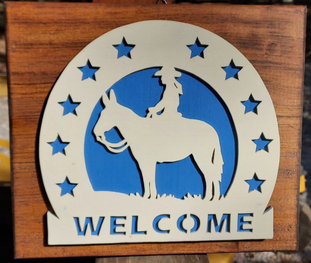 Wood Art - Welcome Rider1