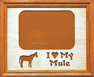 Picture Frame - I Love My Mule Insert