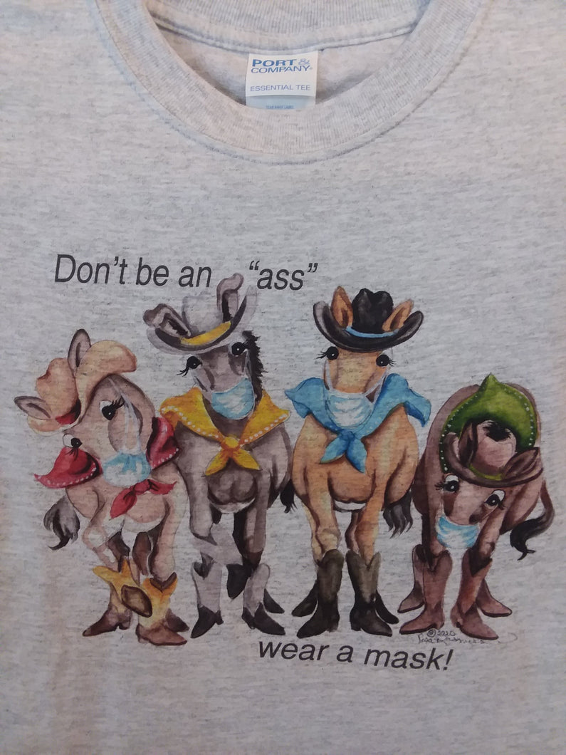 T-Shirt - Donkeys in MASKS..