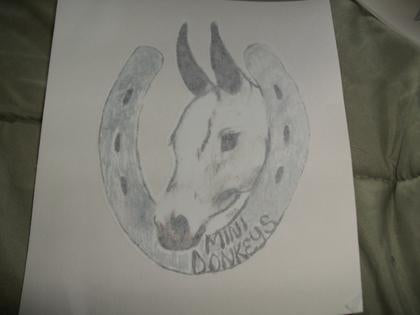 Decal - Mini Donkey in Shoe